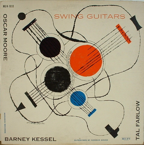 OSCAR MOORE - Oscar Moore / Barney Kessel / Tal Farlow ‎: Swing Guitars cover 