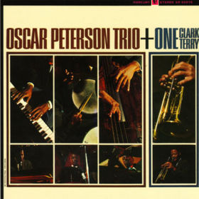 OSCAR PETERSON - Oscar Peterson Trio + One (aka Oscar Peterson - Clark Terry(Amiga) aka Mumbles) cover 