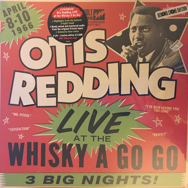 OTIS REDDING - Live At The Whisky A Go Go cover 