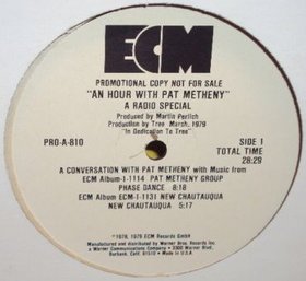 PAT METHENY - An Hour With Pat Metheny cover 