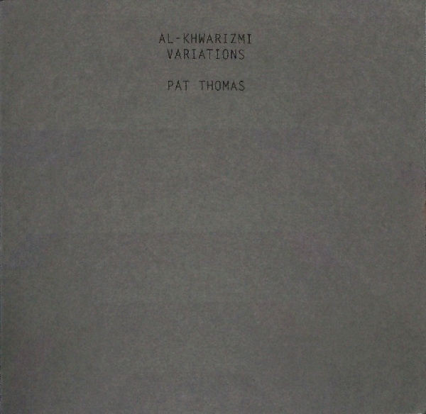 PAT THOMAS - Al-Khwarizmi Variations cover 