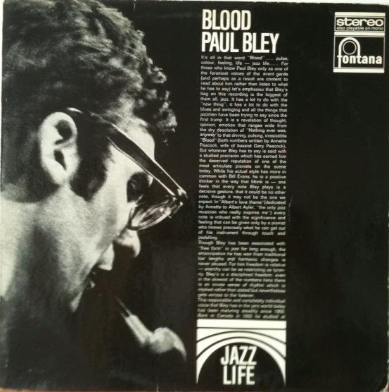 PAUL BLEY - Blood cover 