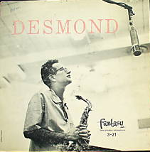 PAUL DESMOND - Desmond cover 