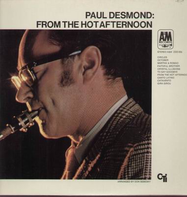 PAUL DESMOND - From the Hot Afternoon cover 
