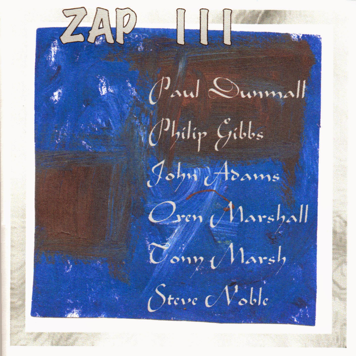 PAUL DUNMALL - Zap III cover 