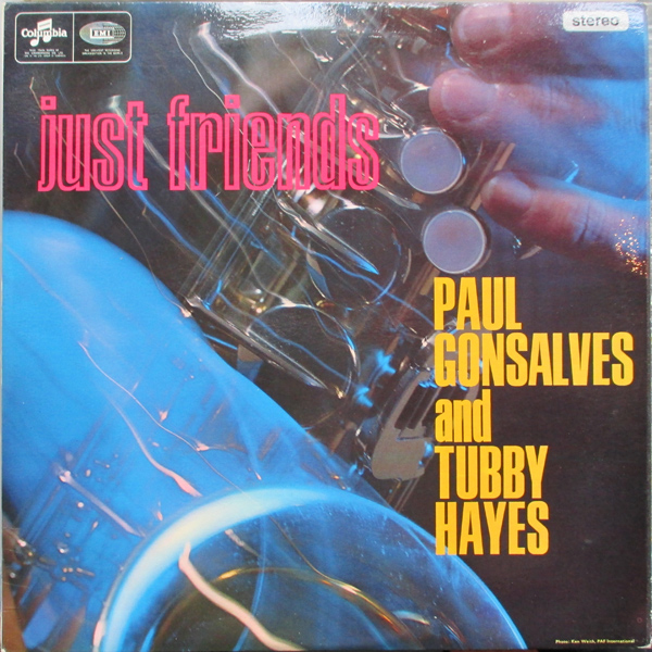 PAUL GONSALVES - Paul Gonsalves, Tubby Hayes : Just Friends cover 