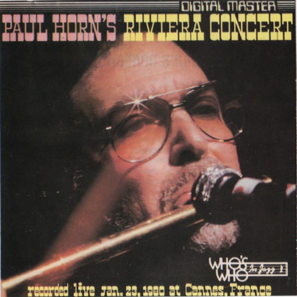 PAUL HORN - Paul Horn's Riviera Concert cover 