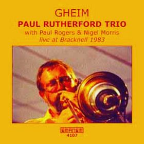 PAUL RUTHERFORD - Gheim cover 