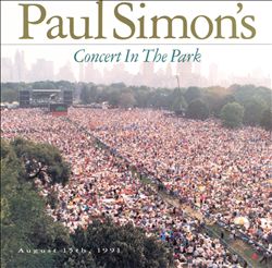 PAUL SIMON - Paul Simon's Concert In The Park cover 