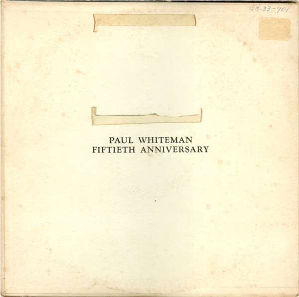 PAUL WHITEMAN - 50th Anniversary cover 