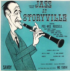 PEE WEE RUSSELL - Jazz At Storyville cover 