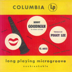 PEGGY LEE (VOCALS) - Sings With Benny Goodman cover 