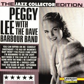 PEGGY LEE (VOCALS) - With The Dave Barbour Band cover 