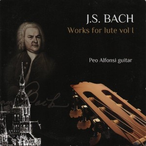 PEO ALFONSI - J.S. Bach: Works for Lute vol. I cover 