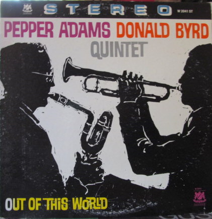 PEPPER ADAMS - Out of This World cover 