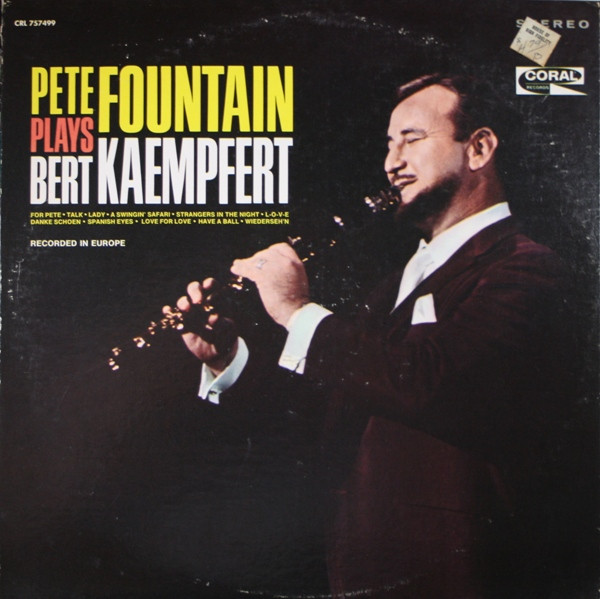 PETE FOUNTAIN - Pete Fountain Plays Bert Kaempfert cover 
