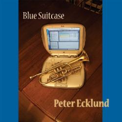 PETER ECKLUND - Blue Suitcase cover 