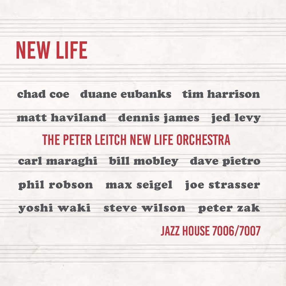PETER LEITCH - The Peter Leitch New Life Orchestra : New Life cover 