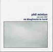 PHIL MINTON - No Doughnuts In Hand cover 