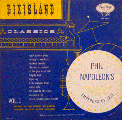 PHIL NAPOLEON - Emperors of Jazz Volume 1 cover 