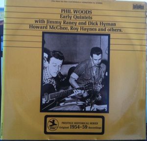 PHIL WOODS - Early Quintets cover 