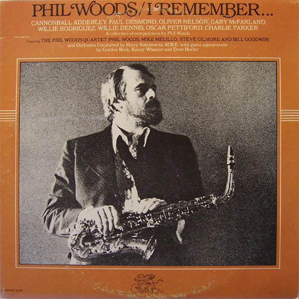 PHIL WOODS - I Remember cover 