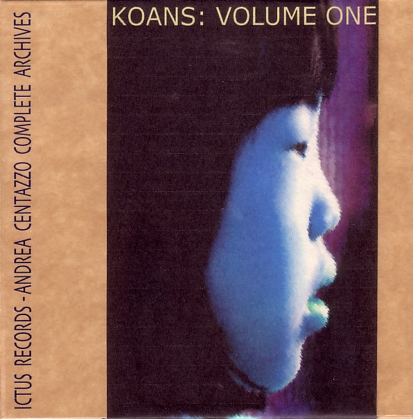 PIERRE FAVRE - Pierre Favre, Andrea Centazzo ‎– Koans: Volume One cover 