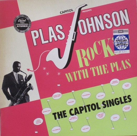 PLAS JOHNSON - Rockin' With The Plas - The Capitol Singles cover 
