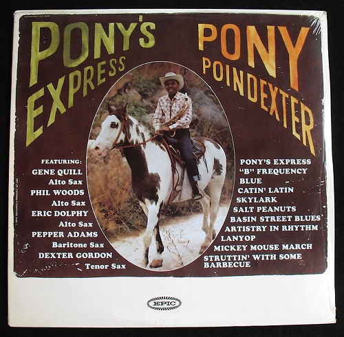 PONY POINDEXTER - Pony's Express (aka Super Sax Session) cover 