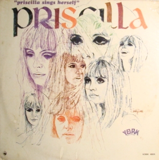 PRISCILLA PARIS - Priscilla Sings Herself cover 