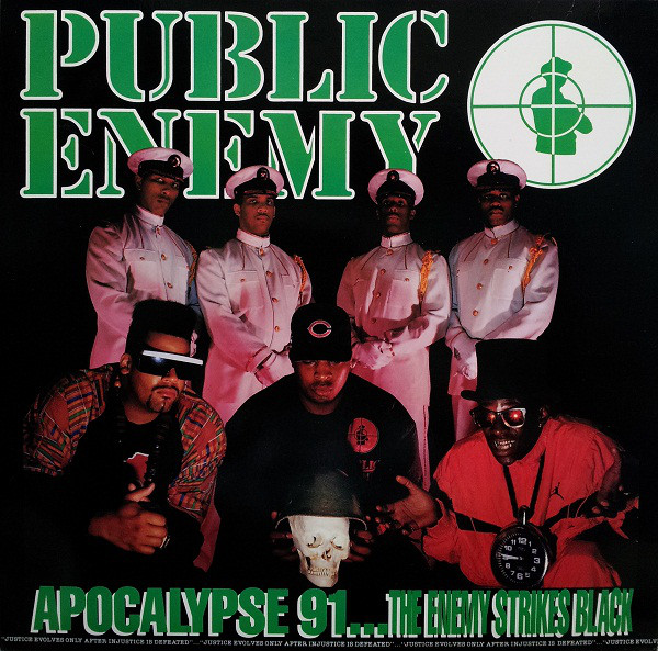 PUBLIC ENEMY - Apocalypse 91... The Enemy Strikes Black cover 