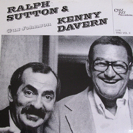 RALPH SUTTON - Ralf Sutton & Kenny Davern : Trio vol.2 cover 