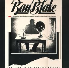 RAN BLAKE - Ran Blake + The New England Conservatory Symphony Orchestra Conducted By Larry Livingston ‎: Portfolio Of Doktor Mabuse cover 
