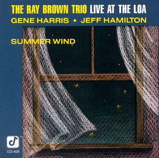 RAY BROWN - The Ray Brown Trio : Summer Wind, Live at The Loa cover 