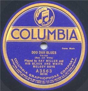 RAY MILLER - Doo Dah Blues / Lola Lo cover 