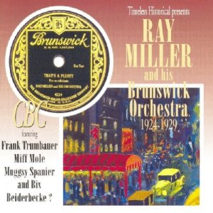 RAY MILLER - Timeless Historical Presents: Ray Miller and His Brusnwick Orchestra 1924-29 cover 