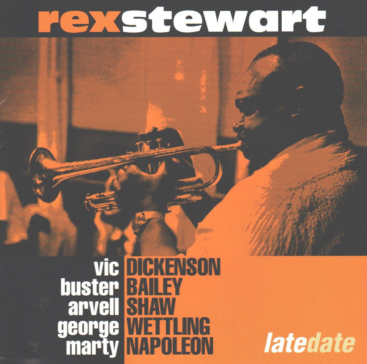 REX STEWART - Late Date cover 