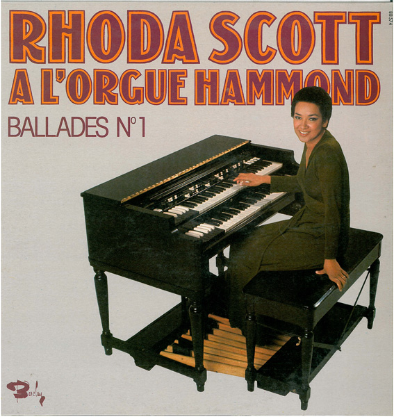 RHODA SCOTT - Rhoda Scott A L'Orgue Hammond - Ballades № 1 cover 