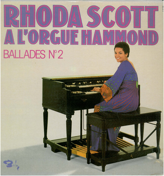 RHODA SCOTT - Rhoda Scott A L'Orgue Hammond - Ballades № 2 cover 