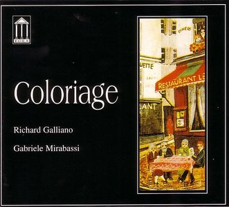 RICHARD GALLIANO - Richard Galliano , Gabriele Mirabassi ‎: Coloriage cover 