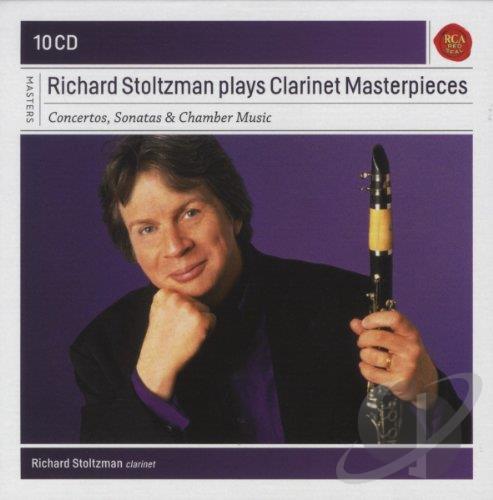 RICHARD STOLTZMAN - Plays Clarinet Masterpieces cover 