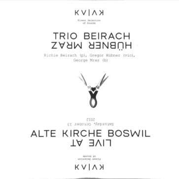 RICHIE BEIRACH - Beirach/Huebner/Mraz : Live At Alte Kirche Boswil cover 