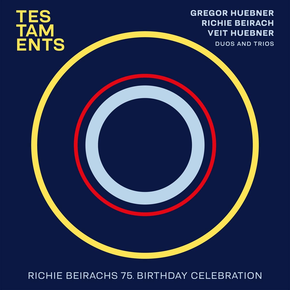RICHIE BEIRACH - Richie Beirach, Gregor Hübner & Veit Hübner : Testaments cover 