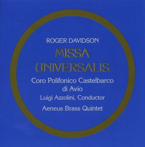 ROGER DAVIDSON - Missa Universalis cover 