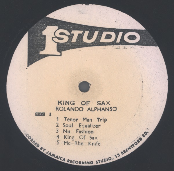 ROLANDO ALPHONSO - King Of Sax cover 