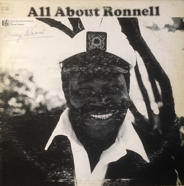 RONNELL BRIGHT - All About Ronnell cover 