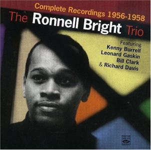 RONNELL BRIGHT - The Ronnell Bright Trio : Complete Recordings 1956-1958 cover 