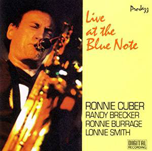 RONNIE CUBER - Live At The Blue Note cover 