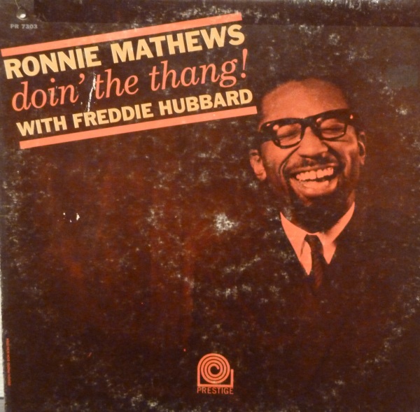 RONNIE MATHEWS - Doin' The Thang cover 