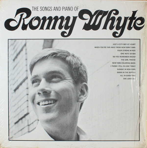 RONNIE WHYTE - The Songs And Piano Of Ronny Whyte cover 